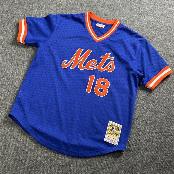 Mitchell & Ness Other - New York Mets Jersey Mens XL Blue MLB Baseball Darryl Strawberry Mitchell & Ness